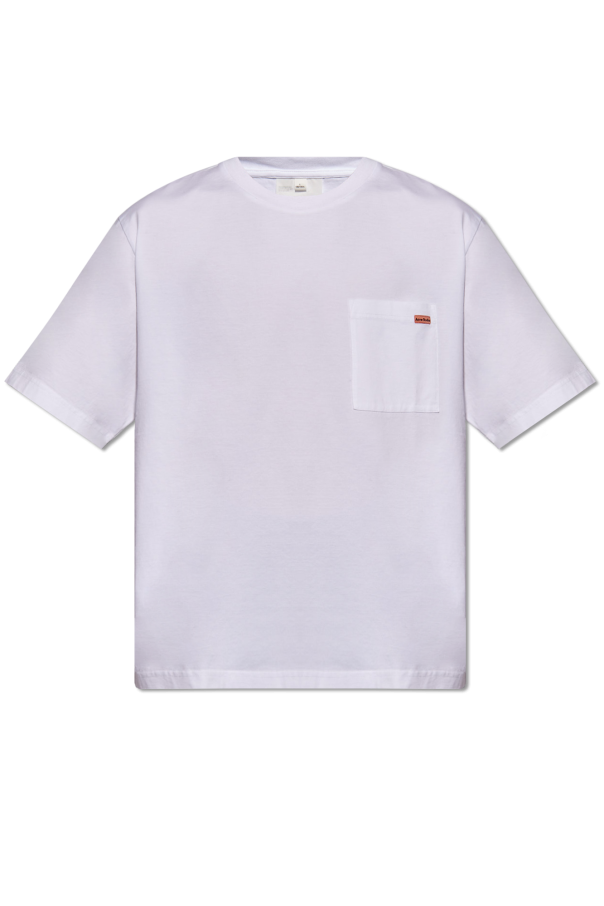 ACNE STUDIO white logo 2024 patch T shirt